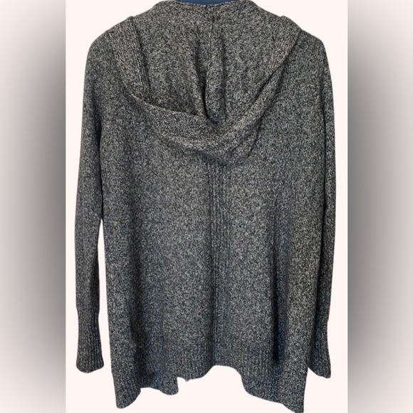 NEW Hollister Hooded Cardigan Mid-Length Gray - Picture 2 of 8